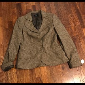 Rena Lange Brown Jacket Size 12